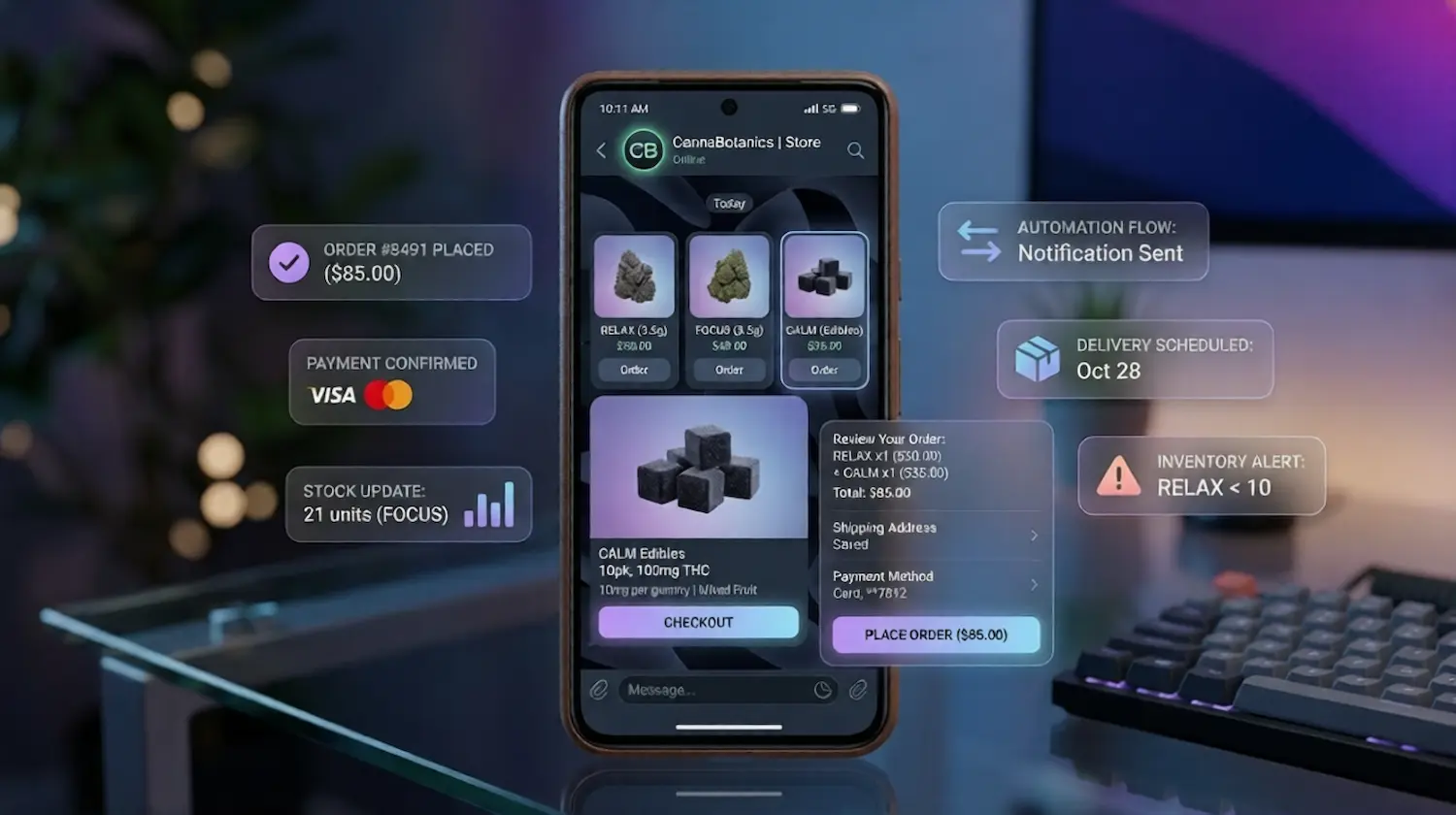 Telegram Storefronts for Cannabis Brands: Why More Sellers Are Moving Off Traditional Stores